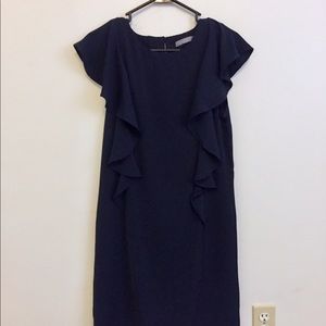 ASOS navy flutter sleeve dress, like new